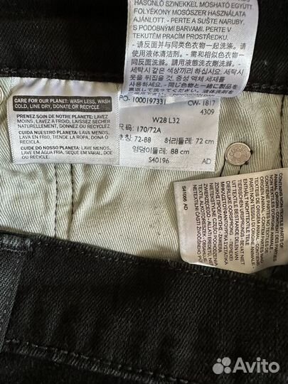 Джинсы levis W28 L32