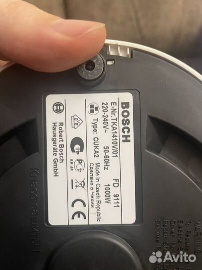 Кофеварка капельная bosch tka1410