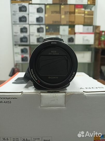 Видеокамера Sony FDR-AX53 черный