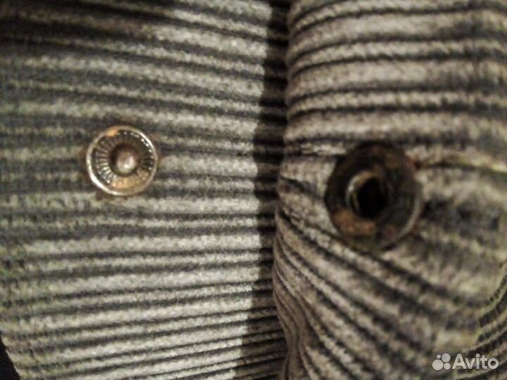 Мужская вельветовая кепка серого цвета