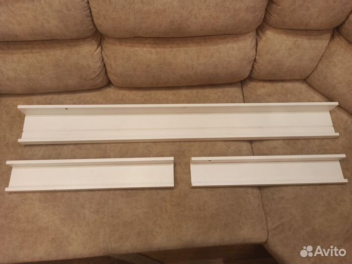 Полки настенные IKEA белые 3 шт