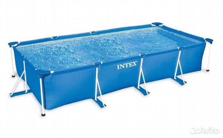Каркасный бассейн прямоугольный 450х220х84, 28273