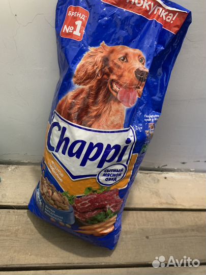 Корм для собак chappi 15 кг сухой