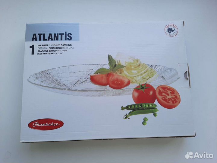 Блюдо из закалённого стекла (новое)