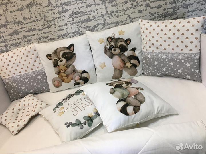 Бортики в кроватку