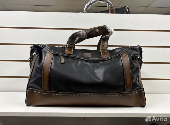 Сумка кожаная дорожная туристическая