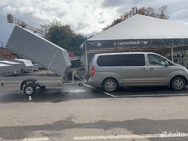 Прицеп сст 7132-08-У (Подъемный Борт и Тент 1.2)