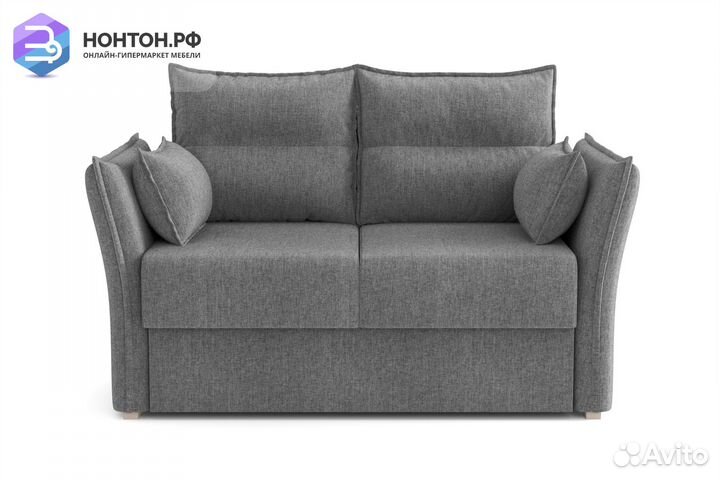 Диван 2-х местный Бруклин серый
