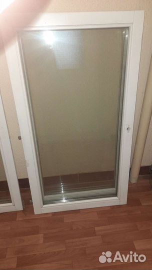 Окна 3шт без рамы, стекла двухкамерные дерево бу