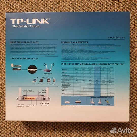 WiFi роутер TP-Link TD-W8960N