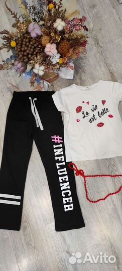 Спортивный костюм для девочки 134см