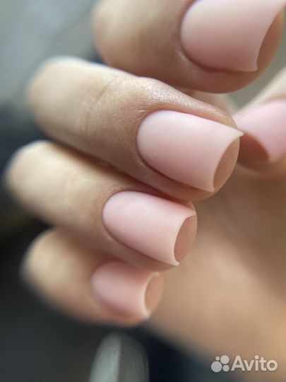 Маникюр наращивание ногтей
