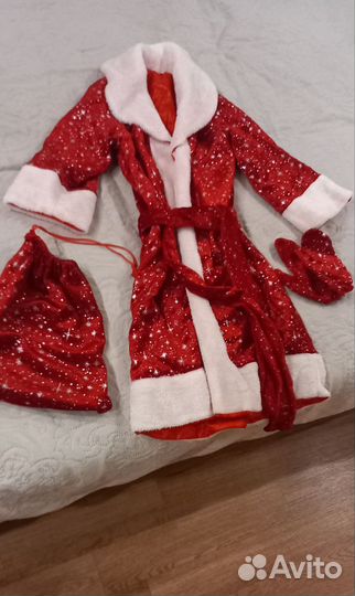 Костюм деда мороза детский