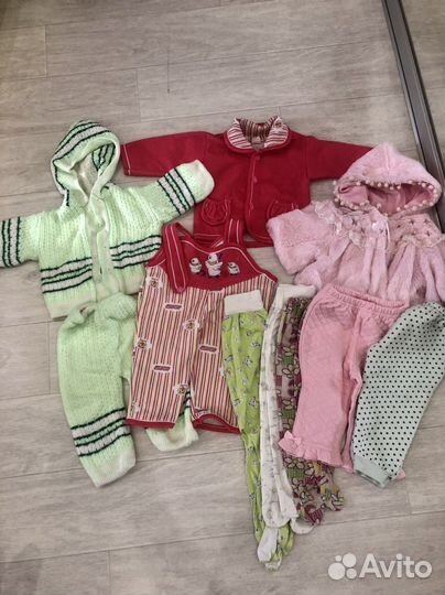 Детские вещи пакетом, 74-92 см