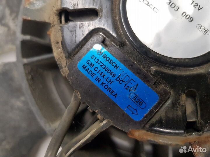 Вентилятор радиатора левый (Chevrolet Captiva)