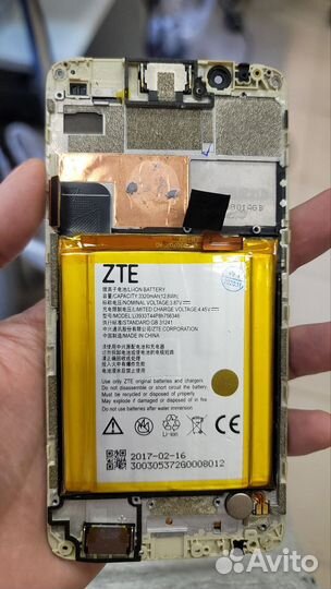 Дисплей Zte axon 7 и новая акб