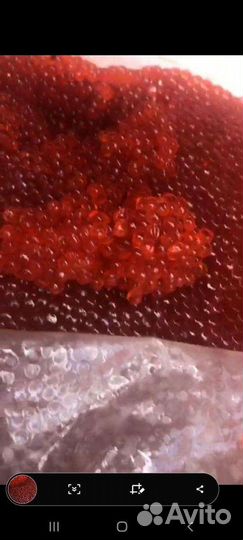 Красная икра кеты