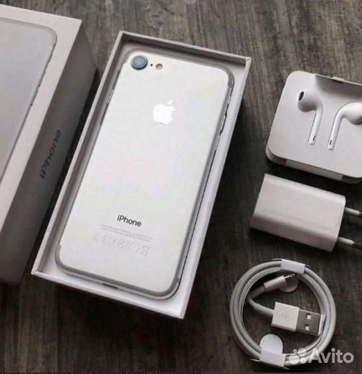iPhone 7 256gb Silver Витринный, Кредит, Магазин
