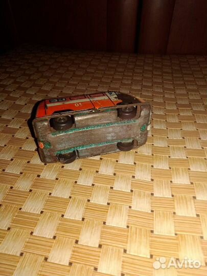 Игрушки СССР машинка СССР пожарная помощь (Рафик )