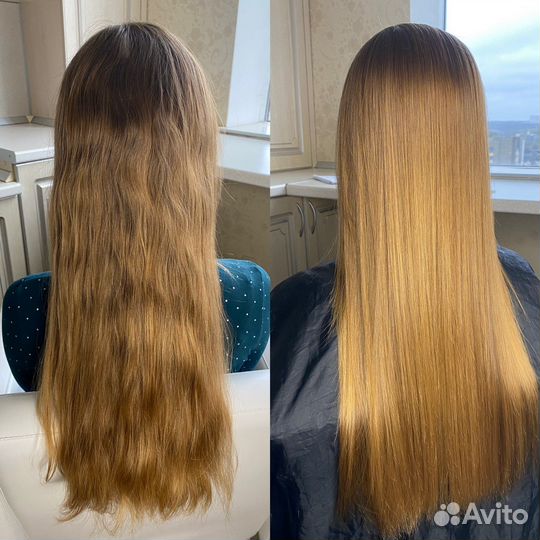 Кератиновое выпрямление