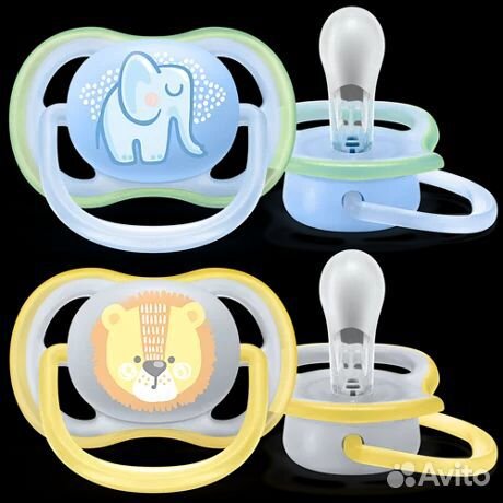 Пустышка Philips Avent ultra air с футляром