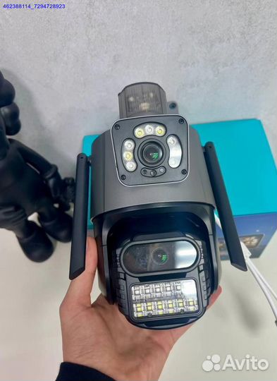 Камера видеонаблюдения уличная WiFi с мигалкой