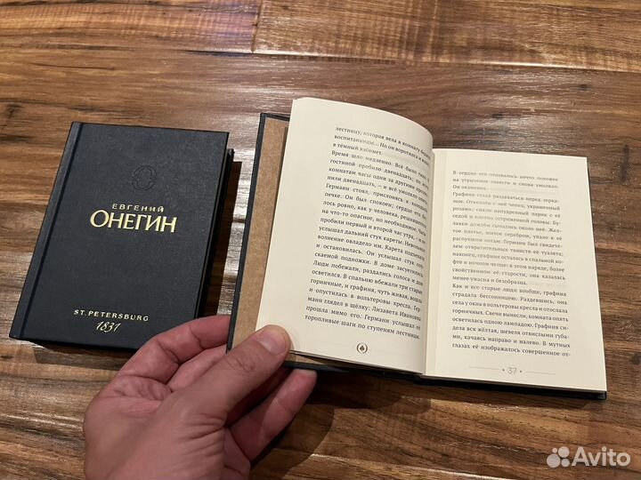 Двухсторонняя книга Евгений Онегин и Пиковая Дама
