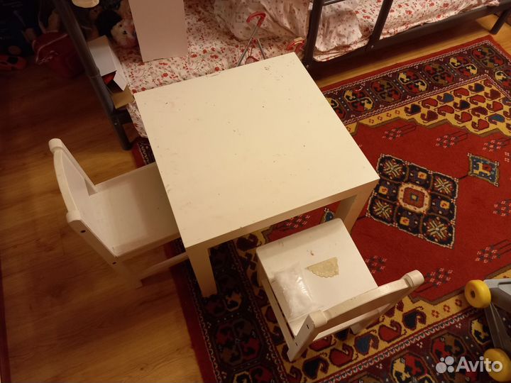 Детский стол и стул IKEA сундвик