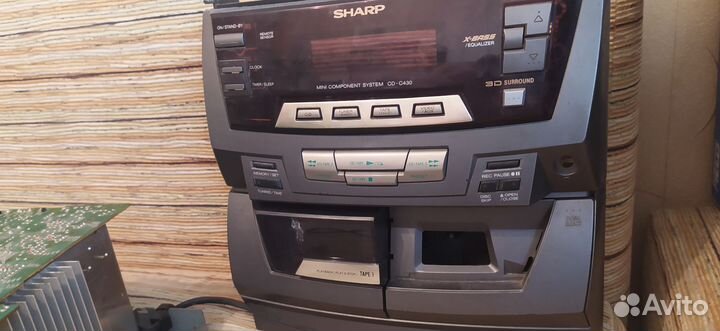 Музыкальный центр sharp cd-c430w