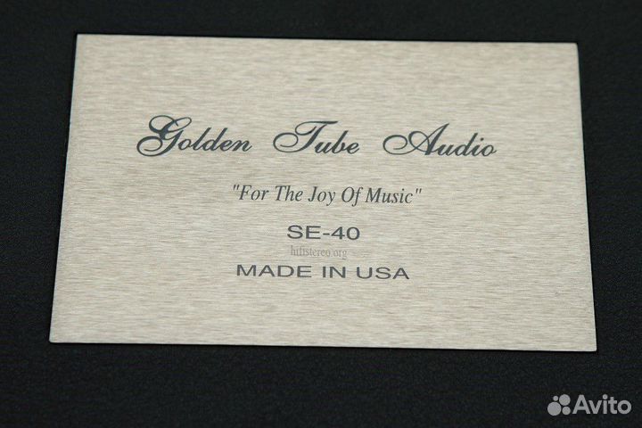 Усилитель Golden Tube Audio SE-40