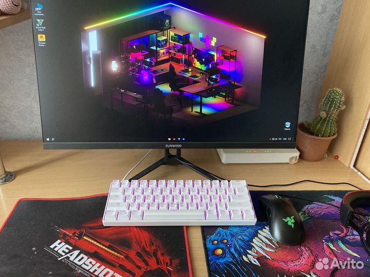 Игровой компьютер со всей перефирией