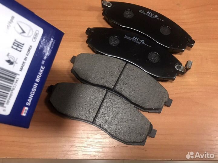 Передние колодки Mitsubishi l200 2000-2007