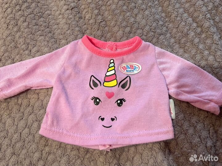 Юбка и кофта для baby born