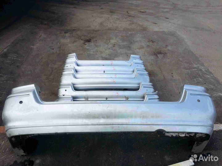 Бампер задний Nissan Presage U30 Сереброцарапиныус