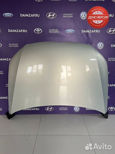 Капот Volkswagen Polo (11-14) / серебристо желтый