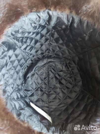 Шапка норковая р. 57 новая