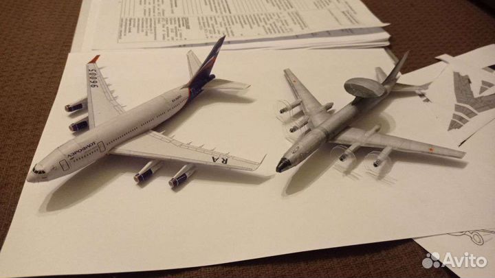 Модель самолёта Ту-126 