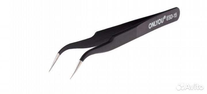 Пинцет стальной ESD-15