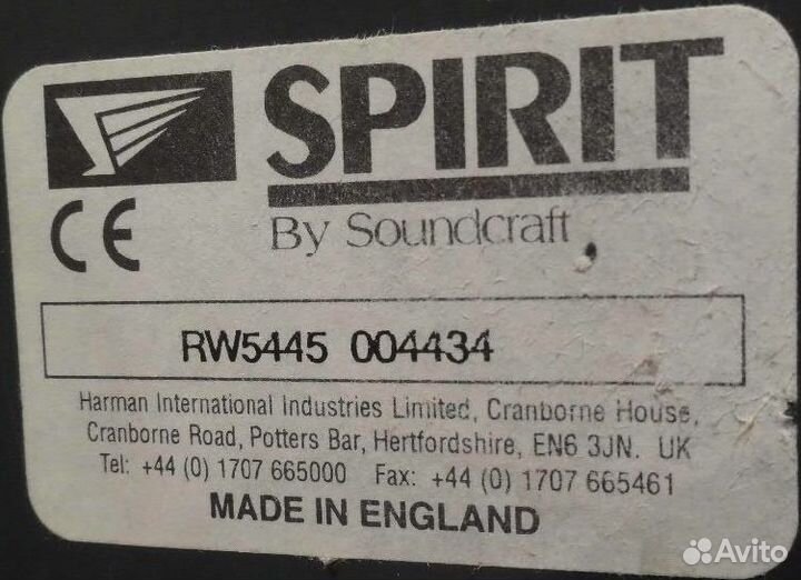 Микшерный пульт Soundcraft Spirit Folio F1 14.2 UK