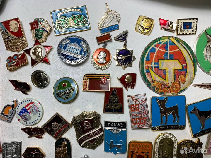 Значки СССР 120 шт одним лотом