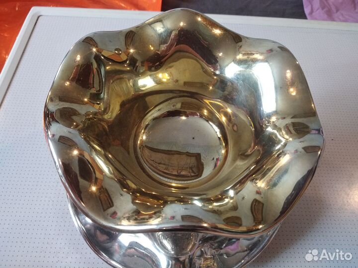 Фруктовница. глубокое серебрение. Швеция. если бу