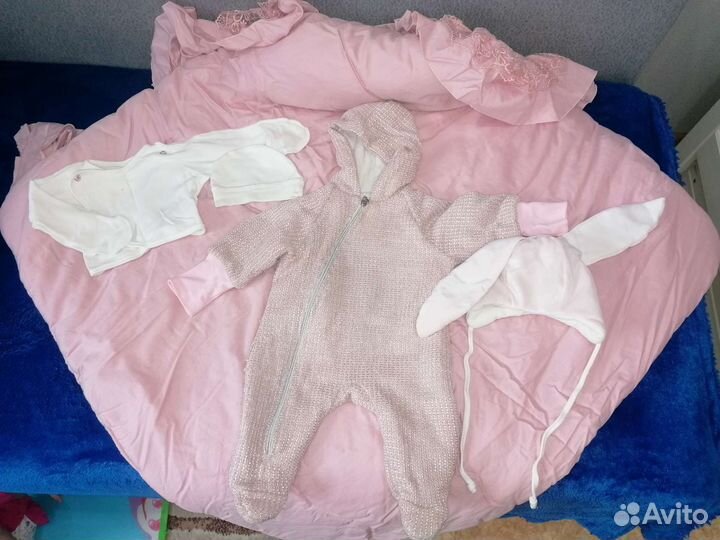 Конверт одеяло на выписку зима