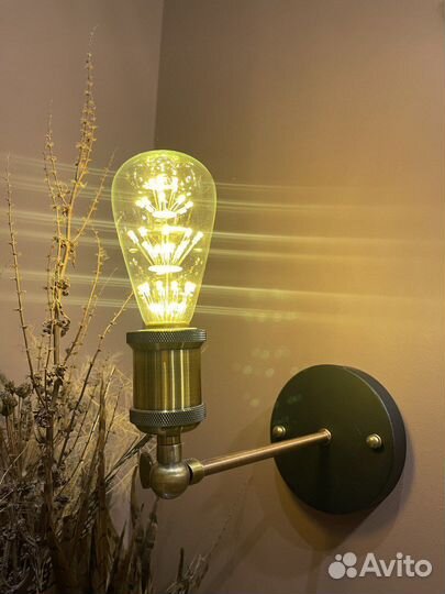 Светильник настенный в стиле лофт светодиодный