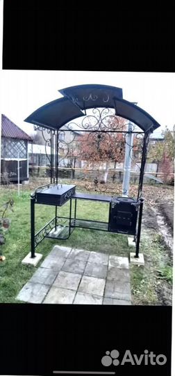 Мангал С печкой под казан