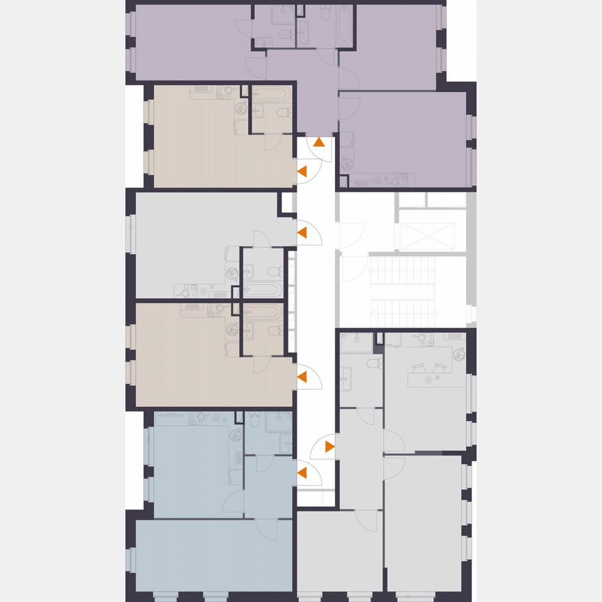 1-к. квартира, 44,6 м², 2/10 эт.