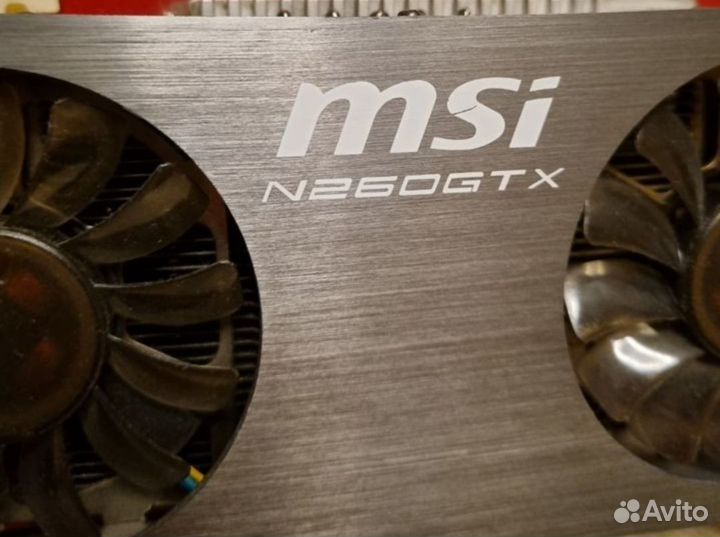 Видеокарта MSI GeForce N260GTX 1 Gb