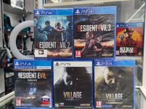 Resident evil 2, 3, 7 village gold edition ps4 ps5