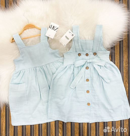 Летнее платье для девочки муслин