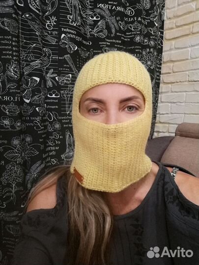 Шапка вязаная, балаклава