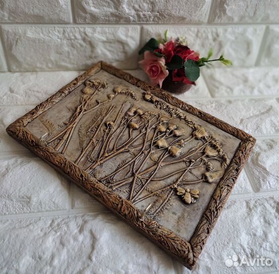 Настенное панно-ключница или вешалка для полотенец